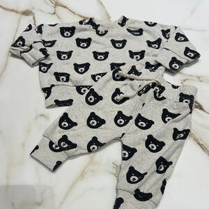 Little One Shop Cozy Bear Print Kids Pajamas